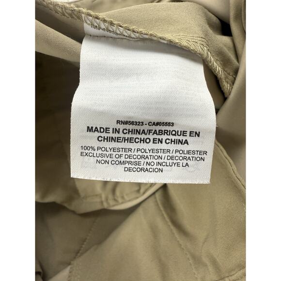 Nike Golf Capri Pants Womens 8 DriFit Performance Light Khaki - Picture 7 of 9